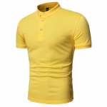 Suvine l&uuml;hikeste varrukatega polos&auml;rk Meeste vaba vabaaja puuvillasegud polos&auml;rgid Meeste topid Mood meeste riided M