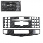 Auto keskkonsooli kliimaseade CD-paneeli katte trimm Mercedes Benz C-klassi W204 C200 C260 C300 C180 2007-10 s&uuml;sinikkiust jaoks C