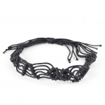 Boho k&auml;ev&otilde;ru Boho juukselips Boho m&uuml;tsipael &otilde;lgk&uuml;bararihm Cowboy m&uuml;tsipael Western m&uuml;tsipael Fedorale m&otilde;eldud m&uuml;tsirihm must