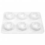 Mousse koogivorm toiduklassi BPA-vaba kuumakindel n&otilde;udepesumasinas ohutu 6-&otilde;&otilde;nsusega DIY Fondant &scaron;okolaadivorm B