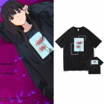 Jaapani anime Lycoris Recoil Nishikigi Chisato Inoue Takina Sama stiiliga tr&uuml;kitud T-s&auml;rk Cosplay Unisex Naiste Naljakad armsad Unisexga T-s&auml;rgid L