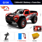 Uus 1:14 70KM/H 4WD Rc auto maastikus&otilde;iduki trikiauto LED-esituledega kaugjuhtimispuldi pikapiga kiire Drift Monster Truck laste m&auml;nguasja kingitus punane