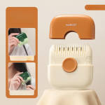 Laste juuksel&otilde;igatud 2-in-1 tukk kamm Kaasaskantav k&auml;siraamat Beebi katkised juuksed L&otilde;ikamisvastane trimmikamm Armas raseerimiskamm