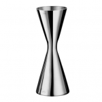 Suurep&auml;rane dekoratiivne libisemiskindel v&auml;ikese suurusega topelttassiga kokteilijuger koduseks kokteilijuuksuriks 60ML