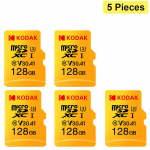 KODAK v&auml;lkm&auml;lukaart kiire edastus Micro TF/SD-kaart 256GB/128GB/64GB/32GB SD-kaart Suure v&otilde;imsusega v&auml;lkm&auml;lukaart arvutile/nutitelefonile U3 32GBx5 Pieces