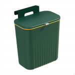 Kompostikast, rippuv kaanega pr&uuml;gikast, kraanikausi all oleva k&ouml;&ouml;gikapi uks, seinale kinnitatav pr&uuml;gikast roheline