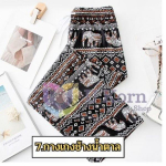 Elevandip&uuml;ksid Mehed Naised Unisex elastse v&ouml;&ouml;kohaga K&otilde;rge V&ouml;&ouml;kohaga Suvised Tai &Otilde;hukesed Sirged P&uuml;ksid Vabaaja T&auml;navamood P&otilde;hjad Naiste R&otilde;ivad Mood Pattern 1