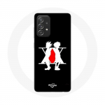 Coque pour Samsung Galaxy A33 5G Hunter x Hunter Manga Logo Noir