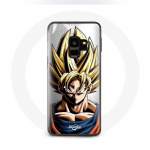 &Uuml;mbris Samsung Galaxy S9 plus Goku Wall Dragon Ball Super jaoks