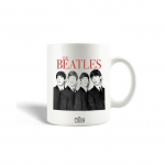 Mug en C&eacute;ramique The Beatles Groupe Musical Fan Art Affiche Logo Rouge