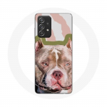 &Uuml;mbris Samsung Galaxy A52 Brown Pitbull Dogile