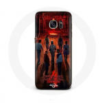 &Uuml;mbris Samsung Galaxy S6 Edge Stranger Thingsi plakatimeeskondade f&auml;nnikunsti 4. hooajale