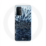 Coque pour Oppo A74 Game of Thrones saison 8 Episode 1 Le Tr&ocirc;ne de Fer Personnages logo Gris