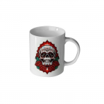 Mug en C&eacute;ramique rose skull