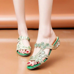 K&otilde;rge kontsaga kristallsussid naiste kingad 2024. aasta avatud varbaga sandaalid Kingad Luksuslikud pl&auml;tud, suvised uued slingback pumbad, naiste slaidid 34 kuninglik sinine v&auml;rv