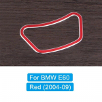 Auto juhtkonsooli multimeediumipaneel MENU nupp Dekoratiivse raami katte sisekleebised BMW 5. seeria E60 autotarvikutele h&otilde;be