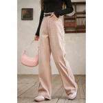 Mishow naiste teksad 2024, uued 100% puuvillased k&otilde;rge v&ouml;&ouml;kohaga T&auml;ielikult sobivad lahtised sirged, elegantsed ni&scaron;ikujundusega p&uuml;ksid MXD12K0535 S