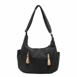 L&otilde;uendist kott Naiste suure mahutavusega kandekott &otilde;pilastele, &otilde;lakott must