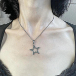 Korea moeketid Star Ripats Kaelakeed Punk Esteetilised Ehted Boho kaelakee naistele Goth Ehted Y2K Grunge Rock