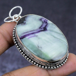 Natural Kammererite Gemstone 925 Steling Silver Jewelry Pendant 2.36 q5u17