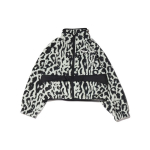 Nike Sportswear Sherpa Loomamustriga Fliisist Kraega Jakk Naiste Pealsed Suitsuhall CU6592-070 M