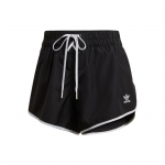 Adidas Originals Trefoil Kontrastse V&auml;rviga &Auml;&auml;rislogoga Pingutusn&ouml;&ouml;riga L&uuml;hikesed P&uuml;ksid Naiste L&uuml;hikesed P&uuml;ksid Must HK5087 S-M