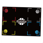 Korvpalli treeningmatt Palli kontrolli harjutamise varustus Agility jalaj&auml;ljed jaoks Style A 94cmx67cm