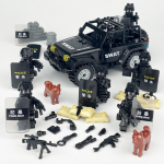 Spetsiaalne politseipatrullauto ehitusplokid m&auml;nguasi Spetsiaalsed politseinuku relvatarvikud