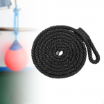 Boat Fender Line Bag poi k&ouml;is koos aasaga, 3/8 tolli 6,56 jalga universaalne, nailonist dokk must