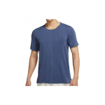 Nike Dri-FIT Jooga Kiiresti Kuivav L&uuml;hikeste Varrukatega T-s&auml;rk Meeste Topid Sinine Prindiga BV4035-410 XXL