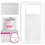 apgo Protective Skin Sticker for the back compatible with Xiaomi Poco C40, Wrap Film, Foil, Vinyl - Pattern Matte Transparent