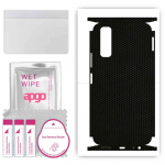 apgo Protective Skin Sticker for the back+sides compatible with vivo Y51s, Full Wrap Film, Foil, Vinyl - Pattern Matrix