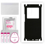 apgo Protective Skin Sticker for the back+sides compatible with Vivo X70 Pro Plus, Full Wrap Film, Foil, Vinyl - Pattern Matrix