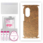 apgo Protective Skin Sticker for the back+sides compatible with Honor 50 Pro, Full Wrap Film, Foil, Vinyl - Pattern Rusty Copper