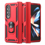 P&otilde;rutuskindel Hinge Armor Katte&uuml;mbris Samsung Galaxy Z Fold 5 Fold4 Fold5 Fold 4 5G jaoks Metallist R&otilde;ngas Jalg Telefonikotid for Samsung Z Fold 4