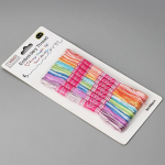 Ristpistes niit pol&uuml;ester gradientv&auml;rvi seeria tikkimisniit 8m 12tk DIY k&auml;sitsi valmistatud tarvikud