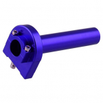 Paigaldage mootorratta t&otilde;ukeratta gaasihoova CNC alumiiniumtoru juhtraua tarvikud sinine