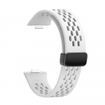 Silikoonrihm Huawei kella Fit 3 Sport &otilde;&otilde;nsa hingava rihmaga magnetilise pandlaga randmepael Huawei Fit 3 Fit3 k&auml;ev&otilde;ru rihma jaoks For Huawei Watch Fit 3 valge