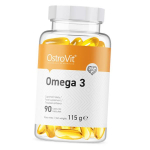 Rasvhapped, Omega 3, Omega 3, Ostrovit (67250005) 90caps