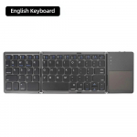 Miniklaviatuur Juhtmeta kokkuklapitav klaviatuur puuteplaadiga Kaasaskantav Bluetoothi ​​kokkuklapitav klaviatuur Windows Android Ios tahvelarvuti Ipad telefoni jaoks