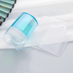 3 tk/komplekt l&auml;bipaistev k&uuml;&uuml;nekunsti tempel Prantsuse DIY k&uuml;&uuml;nepoleerimistempel Nail Art tempel heleroosa v&auml;rv