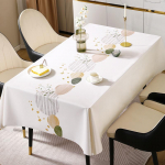 Veekindel Lilleline Lauakate Pehme Pestav PVC Lauakatted S&ouml;&ouml;gilaud Teelaud K&otilde;rge kvaliteediga R&auml;tik Ristk&uuml;likukujuline Lauaplaat Hotelli Hommikus&ouml;&ouml;gimatt 90 x150cm