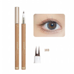 New lower eyelash pen two-claw liquid eyeliner pen waterproof and sweat-proof ultra-fine quick-drying split eyebrow pen lying silkworm pen