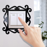 Kodukaunistusega kleebis, seinapeegli stiilis pildiraamid poe jaoks One Size must