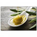 K&ouml;&ouml;k Vintage seinakunst L&otilde;uend Roheliste oliivide maalimine oksa ja naturaalse oliivi&otilde;liga Plakatid Prindid Restoranitoa sisustus 21X30cm No Frame