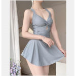 Naiste &uuml;hev&auml;rviline ujumiskleit &Uuml;heosaline polsterdatud ristselja ujumistrikoo Plisseeritud k&otilde;hukontrolliga Monokiini Seksikas v&auml;ljal&otilde;ikega Kuumaveeallika ujumisriided Salendav ujumiskost&uuml;&uuml;m M