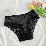 FINETOO Seamless Lace Panty for Women Soft Lingerie and Breathable Lingerie Comfortable Underwear M