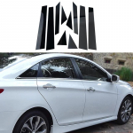 10 tk Hyundai Sonata 2011-2014 autode kujundamise jaoks, ukseakna samba postid trimmikatte kleebiste vormimine
