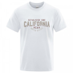 Asutatud 1982 California, Ameerika &Uuml;hendriigid T-s&auml;rk Meeste Suur puuvillane suvine t-s&auml;rk hingav lahtised O-kaelusega s&auml;rgid Hip Hop T-s&auml;rgid XS