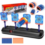 Elektrooniline digitaalne sihtm&auml;rk Nerf relvadele Automaatne l&auml;htestamine Intelligentne valgusheliefekti sihtm&auml;rk Nerf N-Strike Elite/Mega/Rival seeriale 31.5*11.7*16.7cm must/sinine